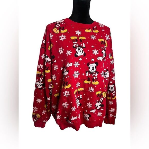 UGLY CHRISTMAS SWEATER DISNEY MICKEY MOUSE HOLIDAY SIZE MEDIUM - Picture 7 of 8